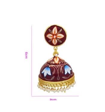Purple earrings 4