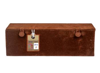 atorakushon Velvet Brown Jewellery Storage Box Earring Wardrobe Organizer Necklace Mix folder For Women 4