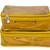 atorakushon   Mustard Fabric Makeup Storage Box Travelling Vanity Cosmetic Bag Necklace Jewelry Organizer for Women