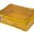atorakushon   Mustard Fabric Makeup Storage Box Travelling Vanity Cosmetic Bag Necklace Jewelry Organizer for Women