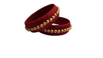 Maroon bangles-and-bracelets 1