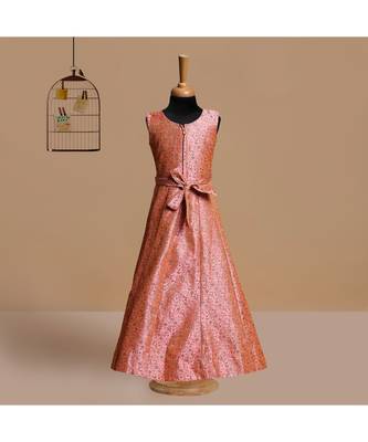 silk_blend blue embroidered   Gown and   Jacket 5