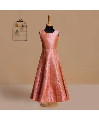 silk_blend blue embroidered   Gown and   Jacket 6