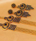 Blue agate necklaces