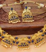 Blue agate necklaces