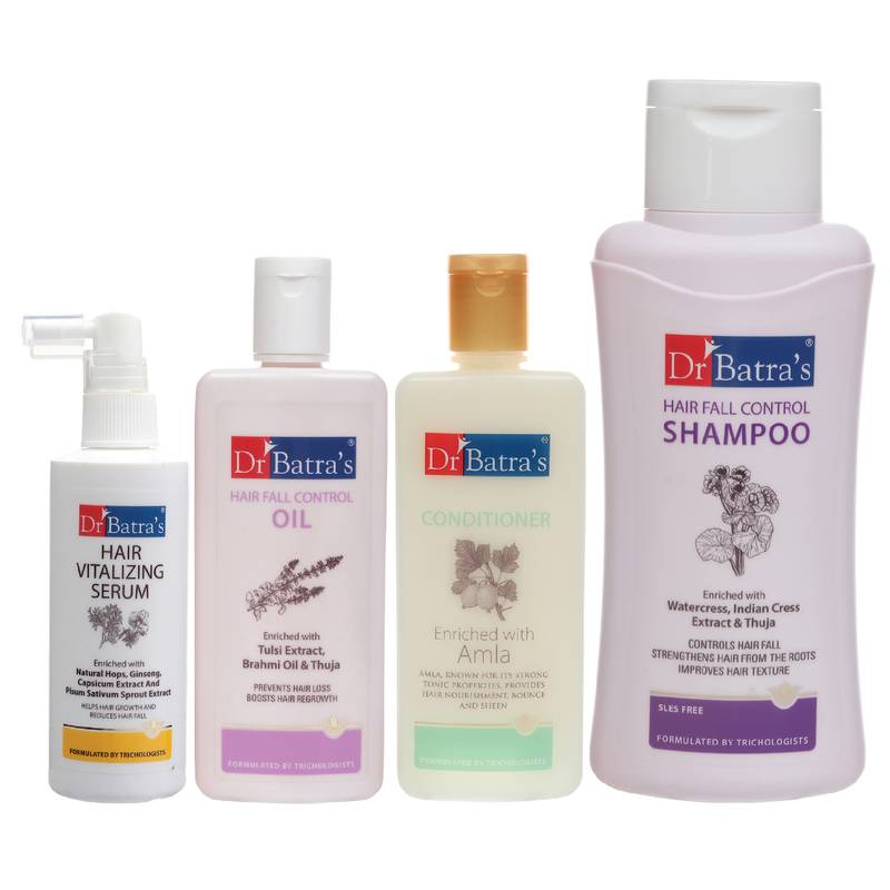 Hair Vitalizing Serum   Hair Fall Control Shampoo   Hair Fall Control Oil  and Conditioner