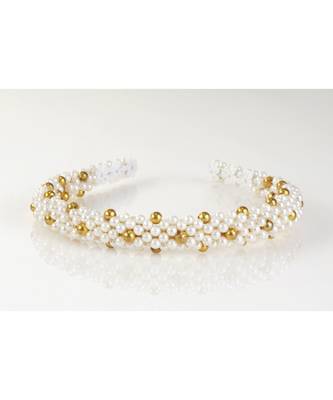 Halcyon Snow Pearls Headband 2