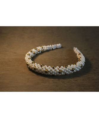 Halcyon Snow Pearls Headband 4