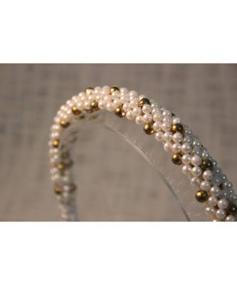 Halcyon Snow Pearls Headband 5