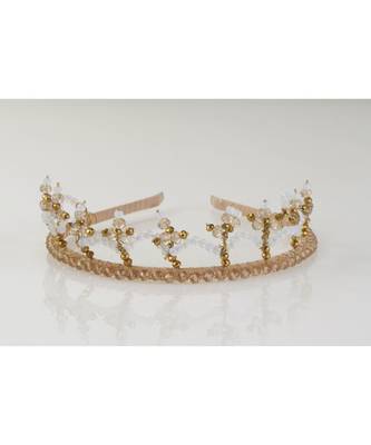 Amber Coronet Crystal Headband 1