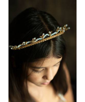 Amber Coronet Crystal Headband 2