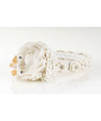 Pearl Princess Floral Headband 1