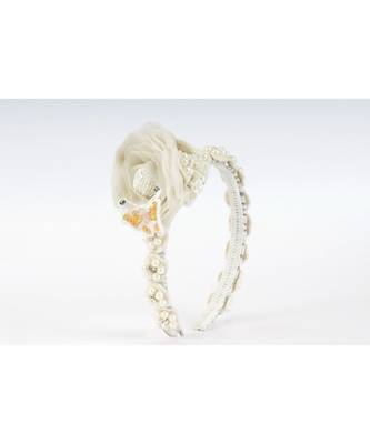 Pearl Princess Floral Headband 4