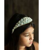 Snow Pearls and Beads Headband