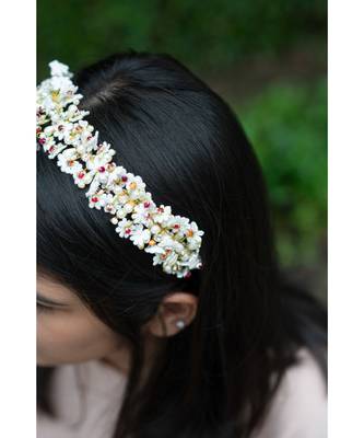 Frost and Fire Flower Headband 1