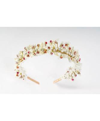 Frost and Fire Flower Headband 2