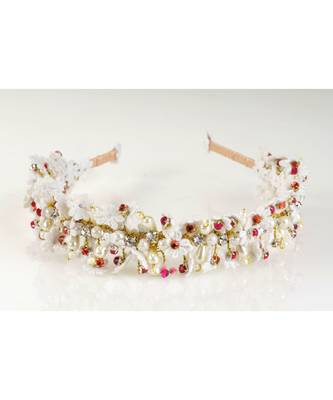 Frost and Fire Flower Headband 3