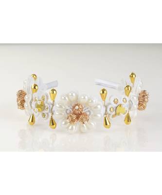 Amber in Pearls Headband 3