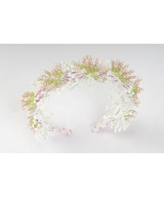 Spring Wreath Heliotrope Headband 1
