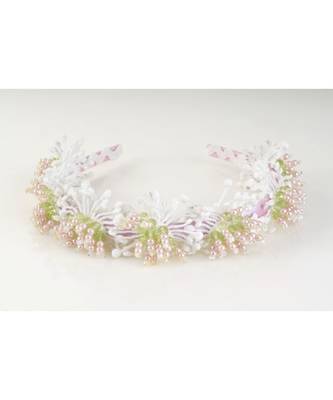Spring Wreath Heliotrope Headband 2