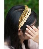 Golden Diva Beaded Headband