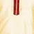 Beige embroidered art silk kurta-pajama