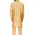 Gold embroidered art silk kurta-pajama