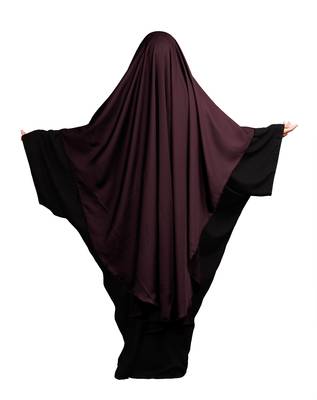 JSDC Women Korean Nida Fabric Prayer Khimar Niqab 2