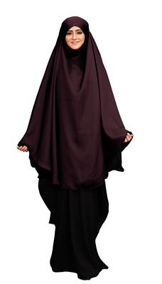 JSDC Women Korean Nida Fabric Prayer Khimar Niqab 5