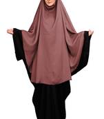 JSDC Violet Color Women Korean Nida Khimar Prayer Dress Abaya