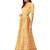 Women Yellow Embroidery Satin Semi Stitched Lehenga