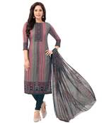 Synthetic printed soft dress material