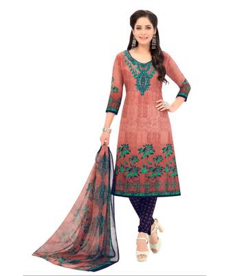 Synthetic printed soft dress material 1