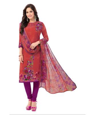 Synthetic printed soft dress material 1