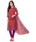 Synthetic printed soft dress material