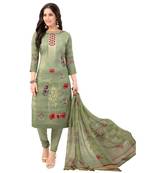 Synthetic printed soft dress material