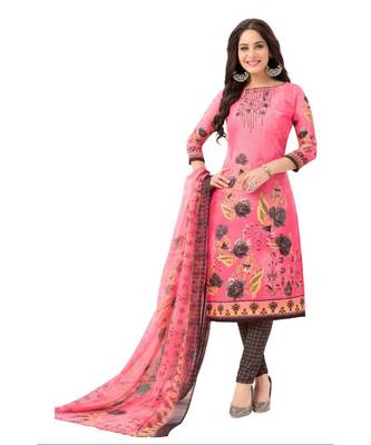 Synthetic printed soft dress material 1