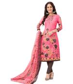 Synthetic printed soft dress material