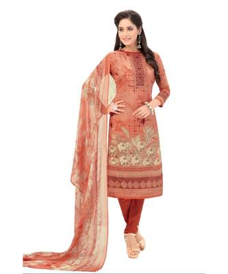 Synthetic printed soft dress material 1