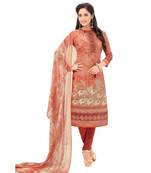 Synthetic printed soft dress material