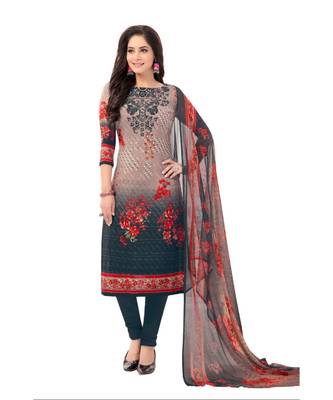Synthetic printed soft dress material 1