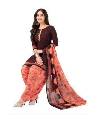 Synthetic printed soft dress material 1