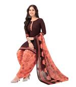 Synthetic printed soft dress material