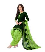 Synthetic printed soft dress material