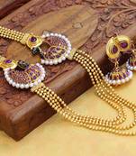 Purple agate necklaces