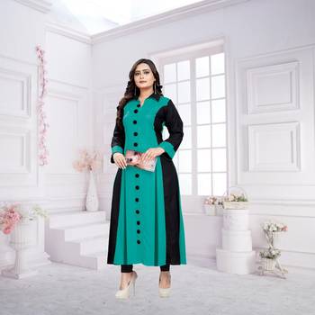 Fashion Kreza Women's Rayon A-Line Kurta 1