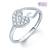 Sukkhi Pleasing Rhodium Plated CZ rings(179R250)