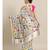White & Pink Kantha Work Handloom Saree