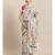 White & Pink Kantha Work Handloom Saree