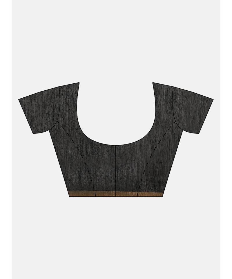 Red & White Handloom Woven Design Saree